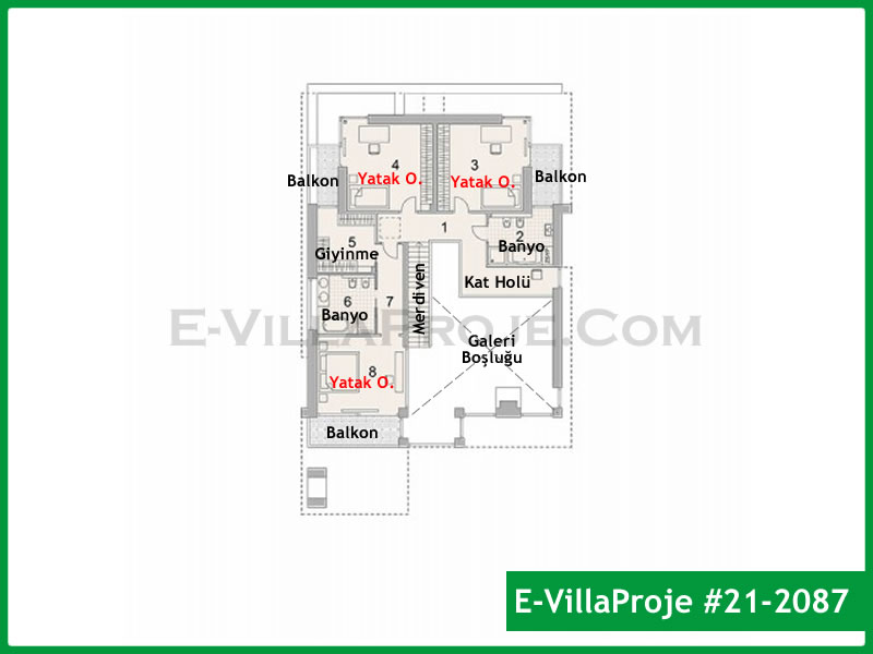 Model 21-2087 — 300 m², 2 storeys thumbnail 3