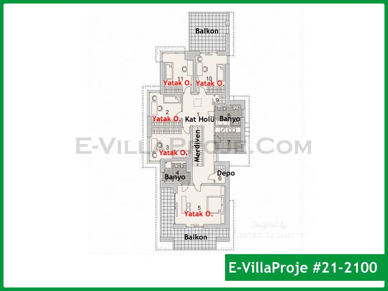 Modell 21-2100 — 304 m², 2 Geschosse thumbnail 3
