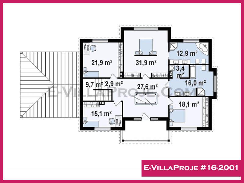 Model 16-2001 — 310 m², 2 storeys thumbnail 3