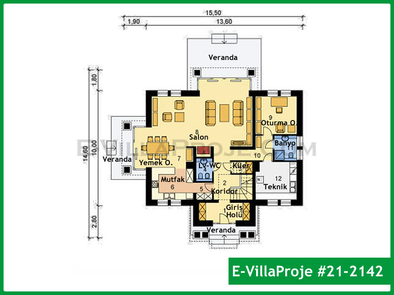 Modell 21-2142 — 314 m², 2 Geschosse thumbnail 2