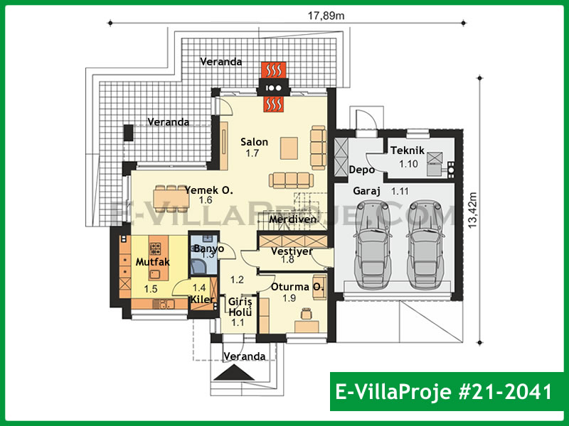 Model 21-2041 — 314 m², 2 storeys thumbnail 2