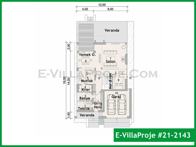 Model 21-2143 — 315 m², 2 storeys thumbnail 2