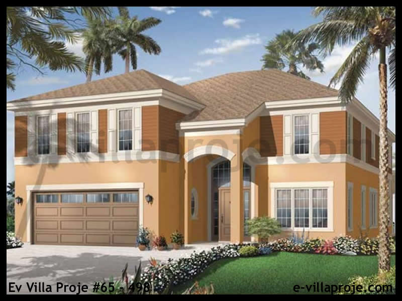 Model 65-498 — 316 m², 2 storeys - 65-498