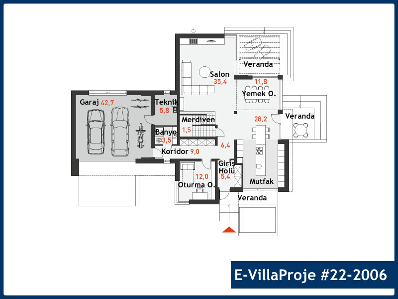 Modell 22-2006 — 317 m², 2 Geschosse thumbnail 2