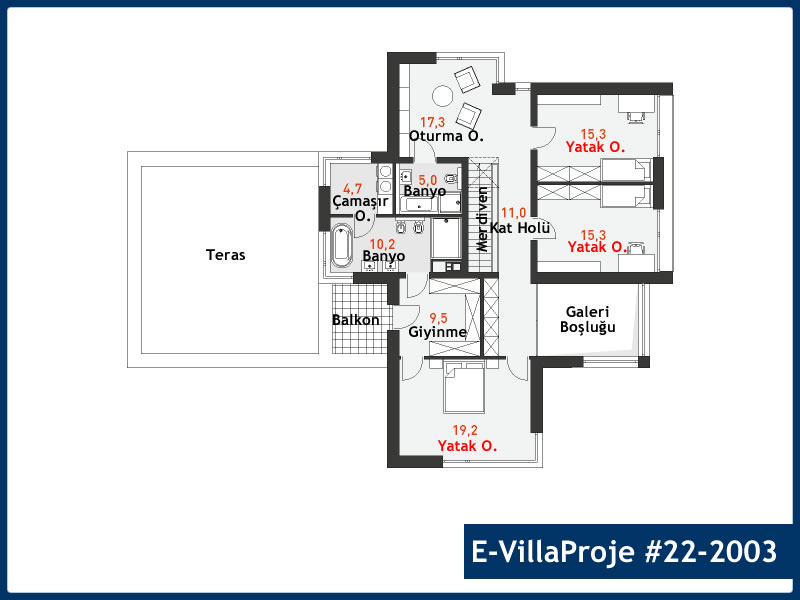 Model 22-2003 — 318 m², 2 storeys thumbnail 3