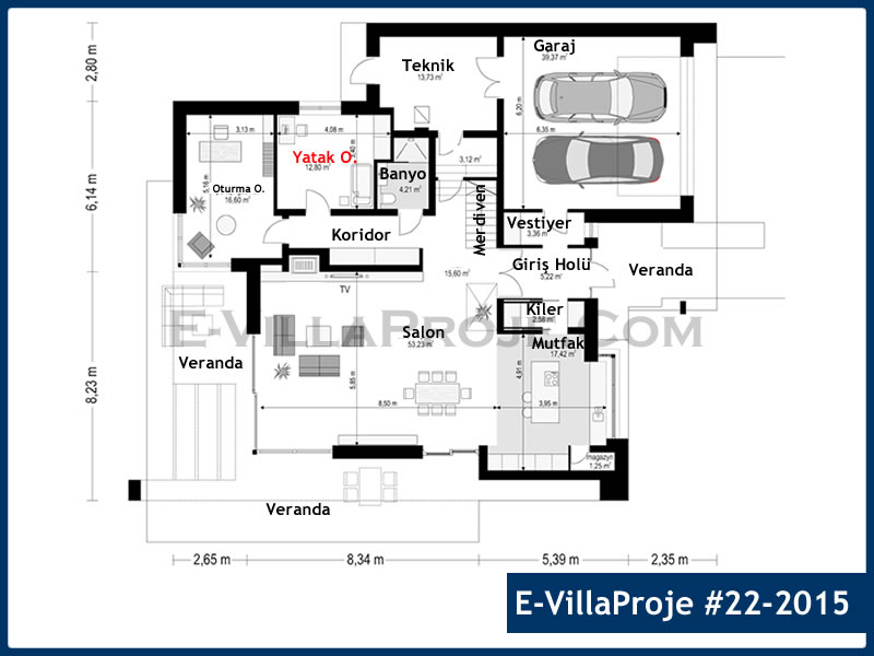 Model 22-2015 — 326 m², 2 storeys thumbnail 2