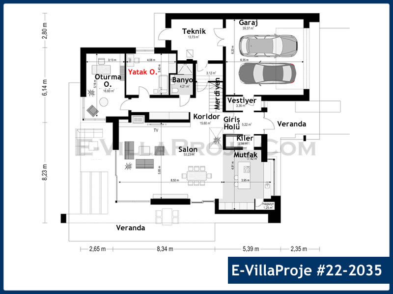Model 22-2035 — 326 m², 2 storeys thumbnail 2