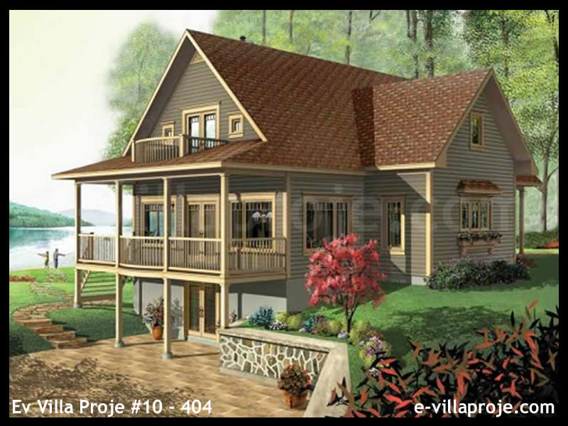 Model 10-404 — 340 m², 3 storeys - 10-404