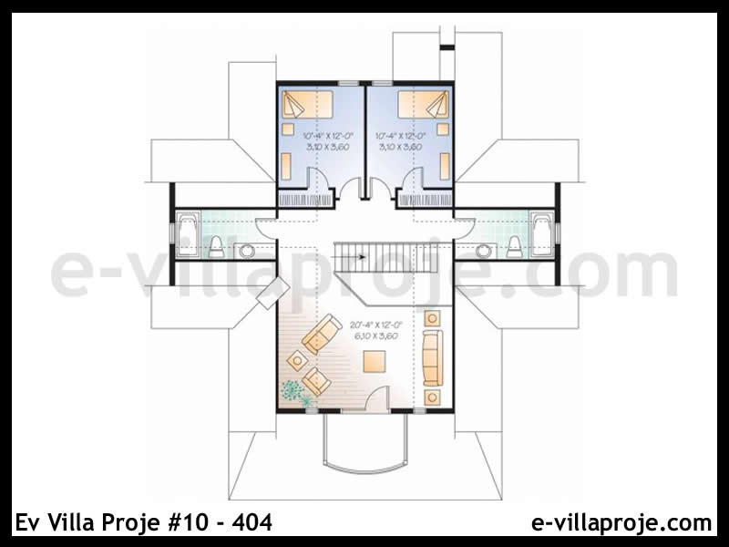 Model 10-404 — 340 m², 3 storeys thumbnail 3