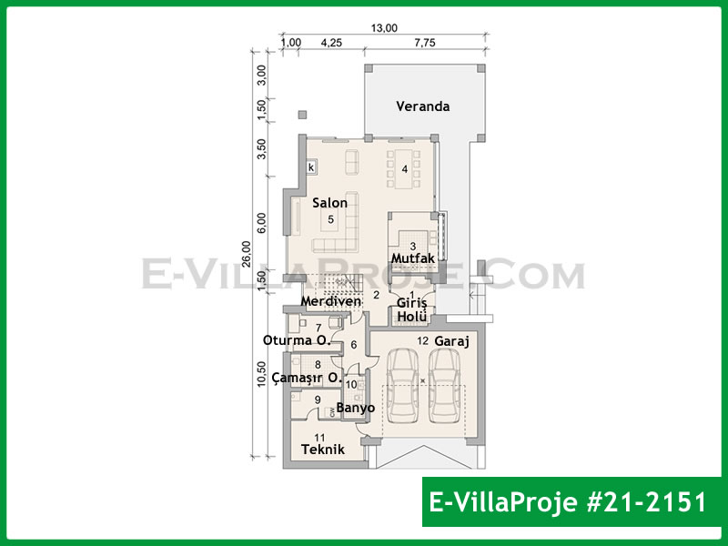 Model 21-2151 — 343 m², 2 Kat thumbnail 2