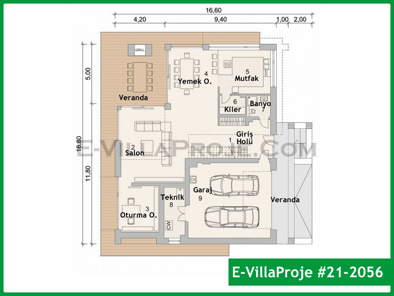 Model 21-2056 — 348 m², 2 storeys thumbnail 2