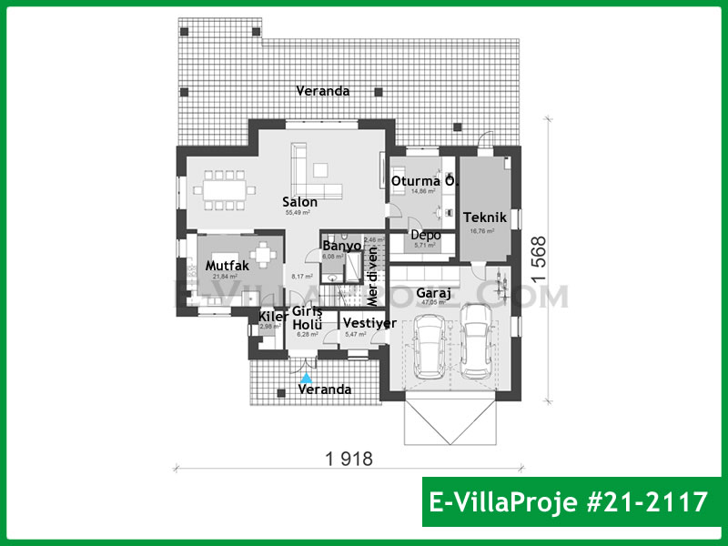 Model 21-2117 — 349 m², 2 storeys thumbnail 2