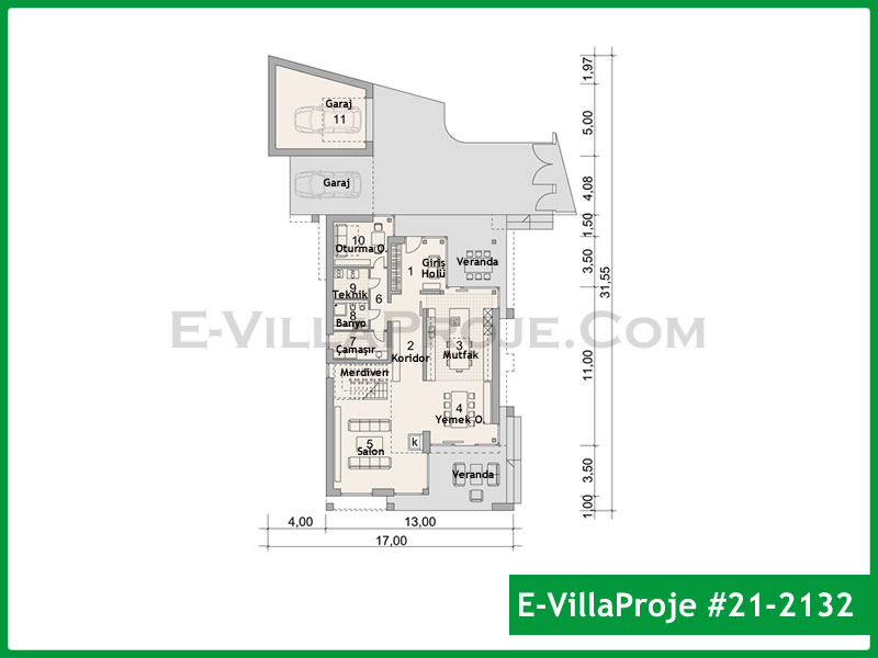 Model 21-2132 — 376 m², 2 storeys thumbnail 2