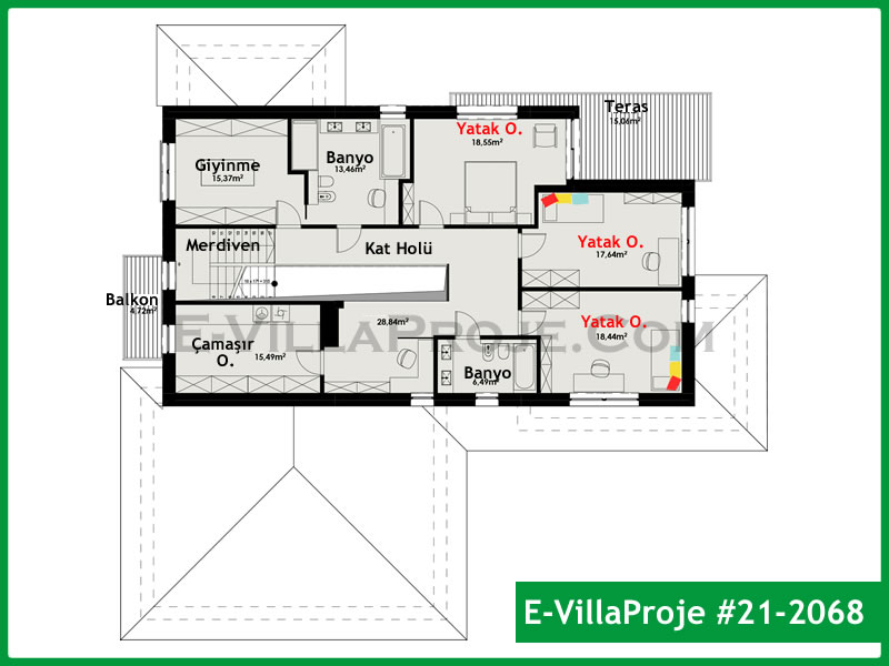 Model 21-2068 — 382 m², 2 storeys thumbnail 3