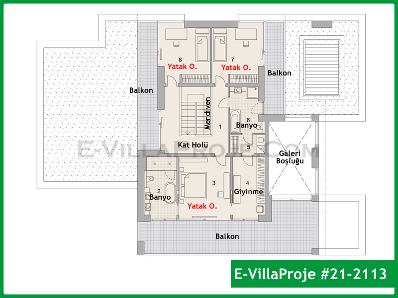 Model 21-2113 — 385 m², 2 storeys thumbnail 3