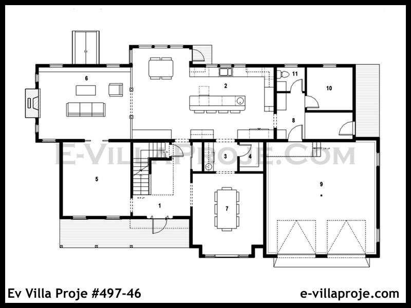 Model 497-46 — 386 m², 2 storeys thumbnail 2