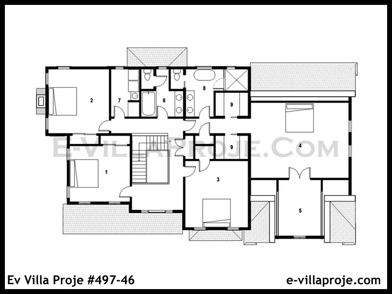 Model 497-46 — 386 m², 2 storeys thumbnail 3