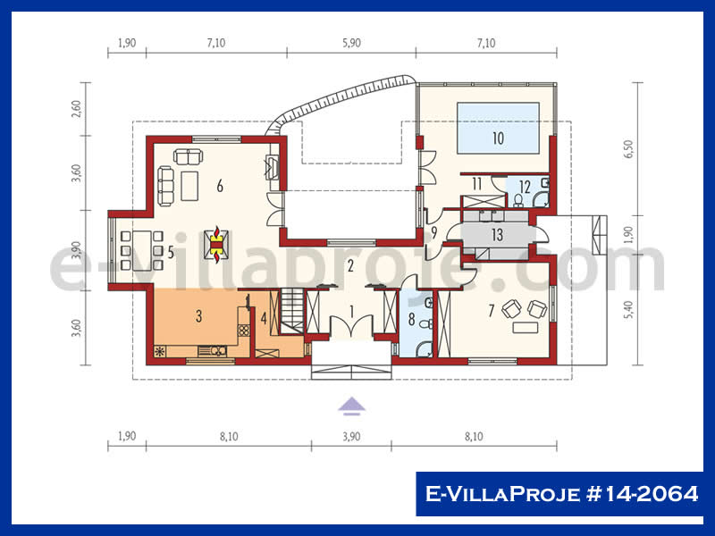 Model 14-2064 — 390 m², 2 storeys thumbnail 2
