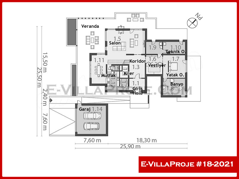 Model 18-2021 — 391 m², 2 storeys thumbnail 2