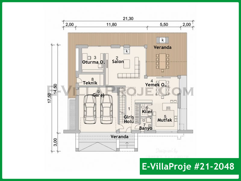 Model 21-2048 — 391 m², 2 storeys thumbnail 2