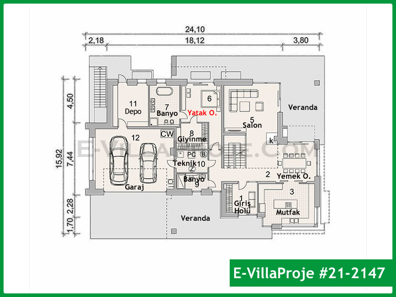Model 21-2147 — 393 m², 2 storeys thumbnail 2