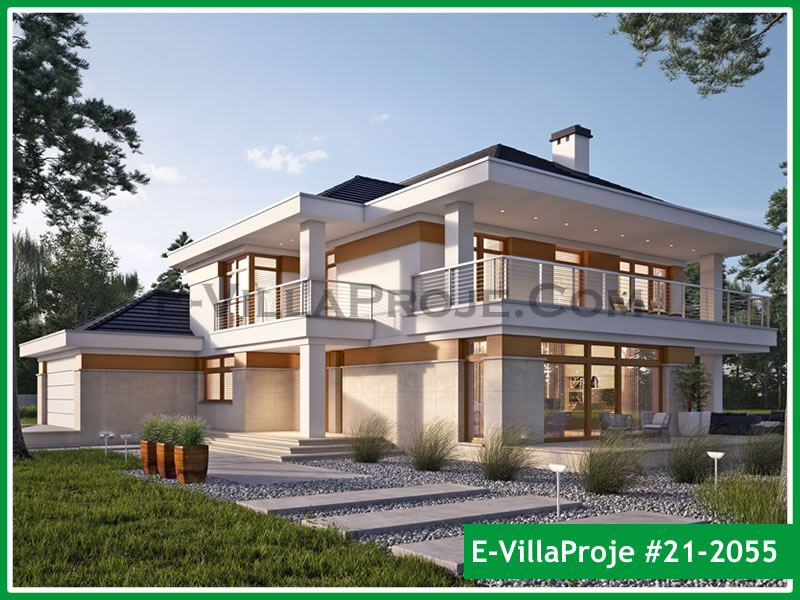 Model 21-2055 — 403 m², 2 storeys - 21-2055