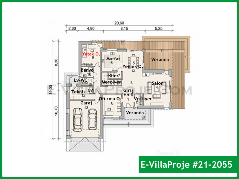 Model 21-2055 — 403 m², 2 storeys thumbnail 2