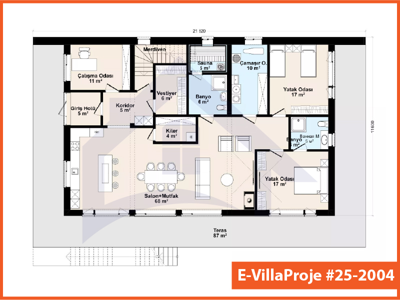 Model 25-2004 — 406 m², 2 storeys thumbnail 2