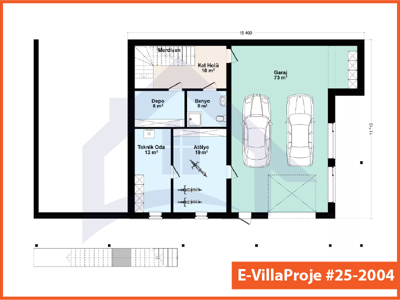 Model 25-2004 — 406 m², 2 storeys thumbnail 3