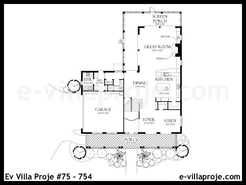 Model 75-754 — 410 m², 2 storeys thumbnail 2