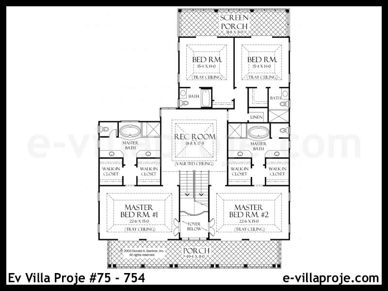 Model 75-754 — 410 m², 2 storeys thumbnail 3
