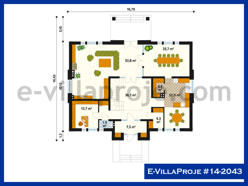 Model 14-2043 — 414 m², 2 storeys thumbnail 2