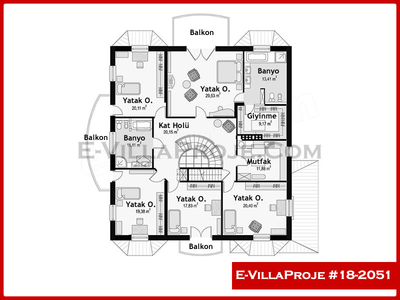 Model 18-2051 — 421 m², 2 storeys thumbnail 3