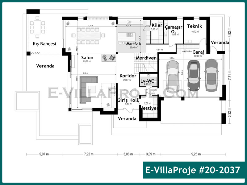 Model 20-2037 — 440 m², 2 storeys thumbnail 2