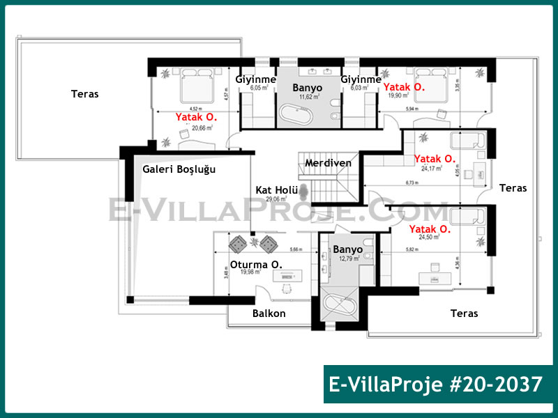Model 20-2037 — 440 m², 2 storeys thumbnail 3