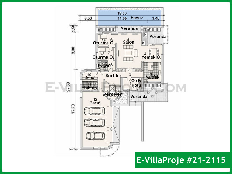 Model 21-2115 — 473 m², 2 storeys thumbnail 2