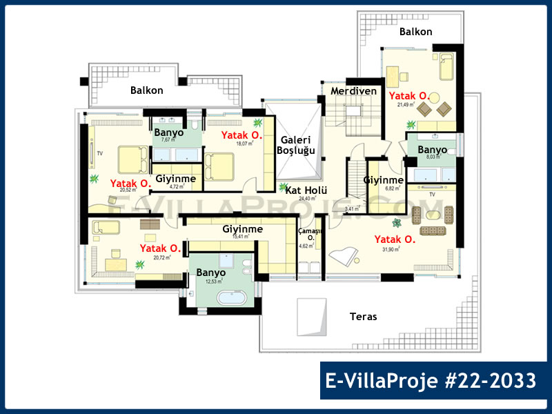 Model 22-2033 — 481 m², 2 storeys thumbnail 3