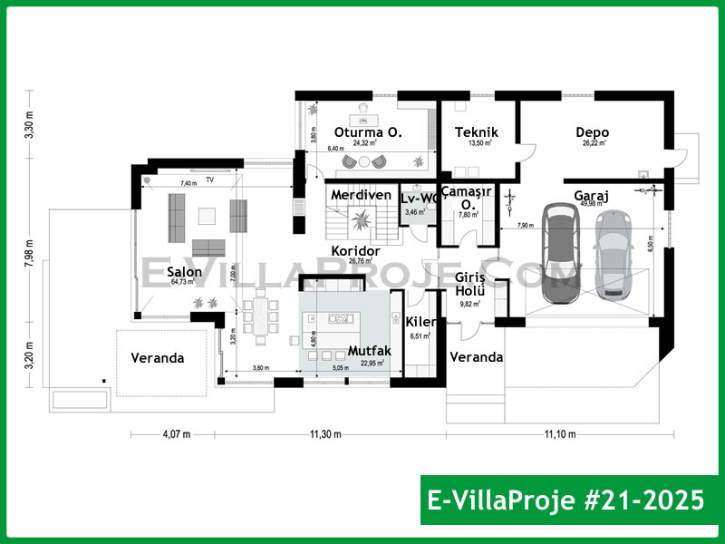 Model 21-2025 — 507 m², 2 storeys thumbnail 2