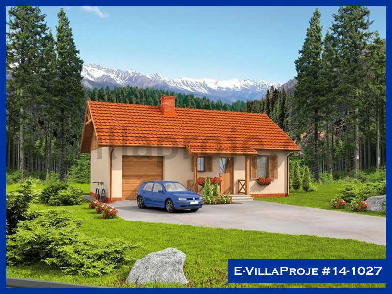 Model 14-1027 — 57 m², 1 storey - 14-1027