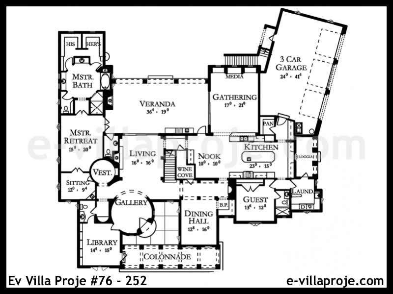 Model 76-252 — 585 m², 2 storeys thumbnail 2