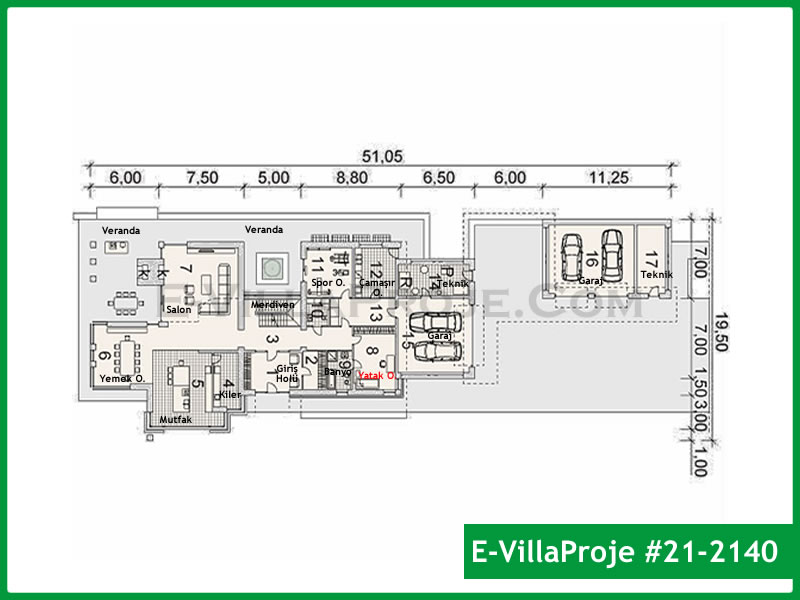 Modell 21-2140 — 632 m², 2 Geschosse thumbnail 2