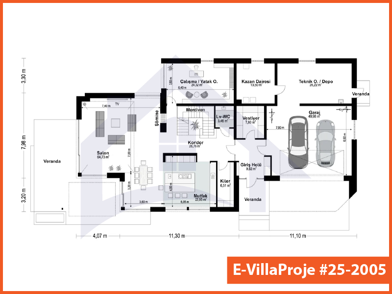 Model 25-2005 — 757 m², 2 storeys thumbnail 2
