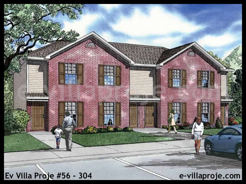 Model 56-304 — 75 m², 2 storeys - 56-304