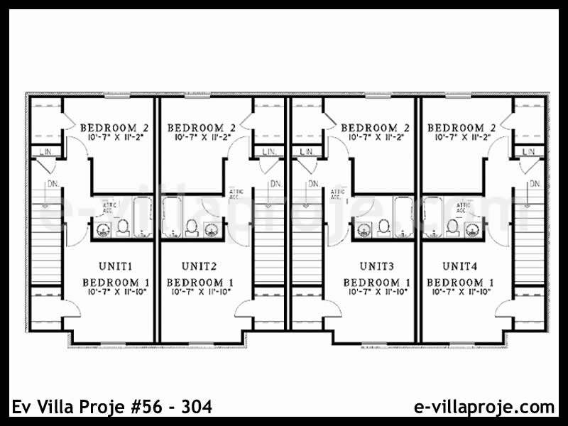 Model 56-304 — 75 m², 2 storeys thumbnail 3