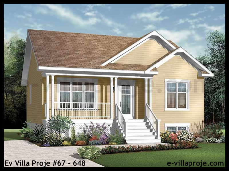 Model 67-648 — 82 m², 1 storey - 67-648