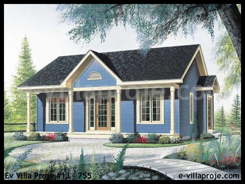 Model 13-755 — 82 m², 1 storey - 13-755