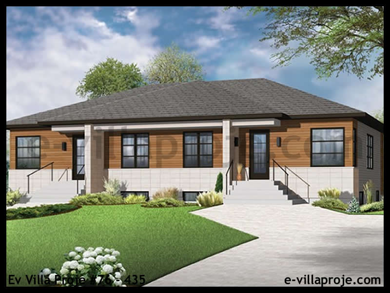 Model 76-435 — 83 m², 1 storey - 76-435