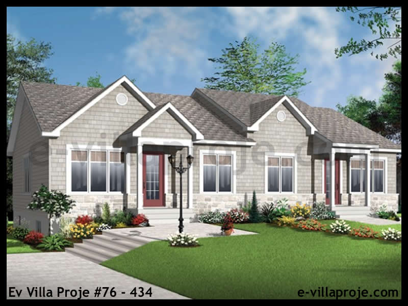Model 76-434 — 84 m², 1 storey - 76-434