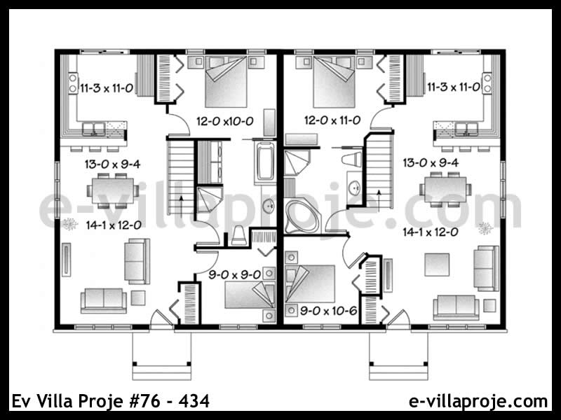 Model 76-434 — 84 m², 1 storey thumbnail 2