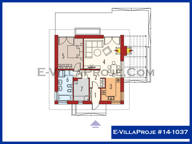 Model 14-1037 — 85 m², 1 storey thumbnail 2